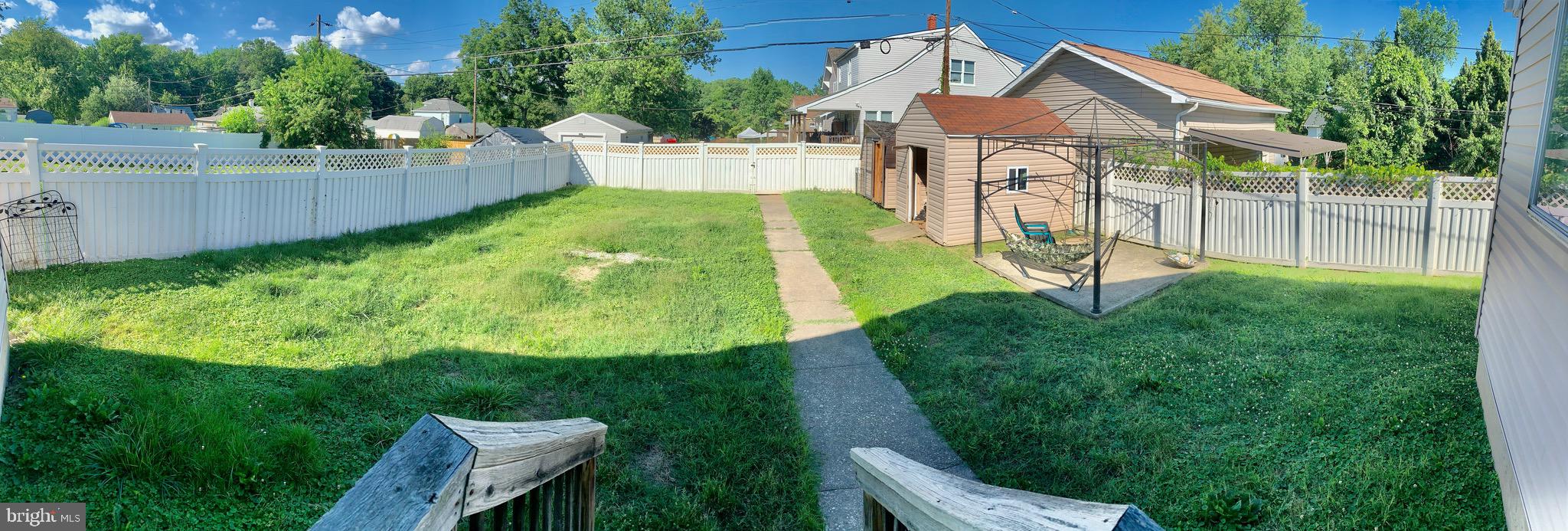 103 North Stuart Street Baltimore, MD 21221 - Photo 11 of 11 Great backyard... flat and fenced in.