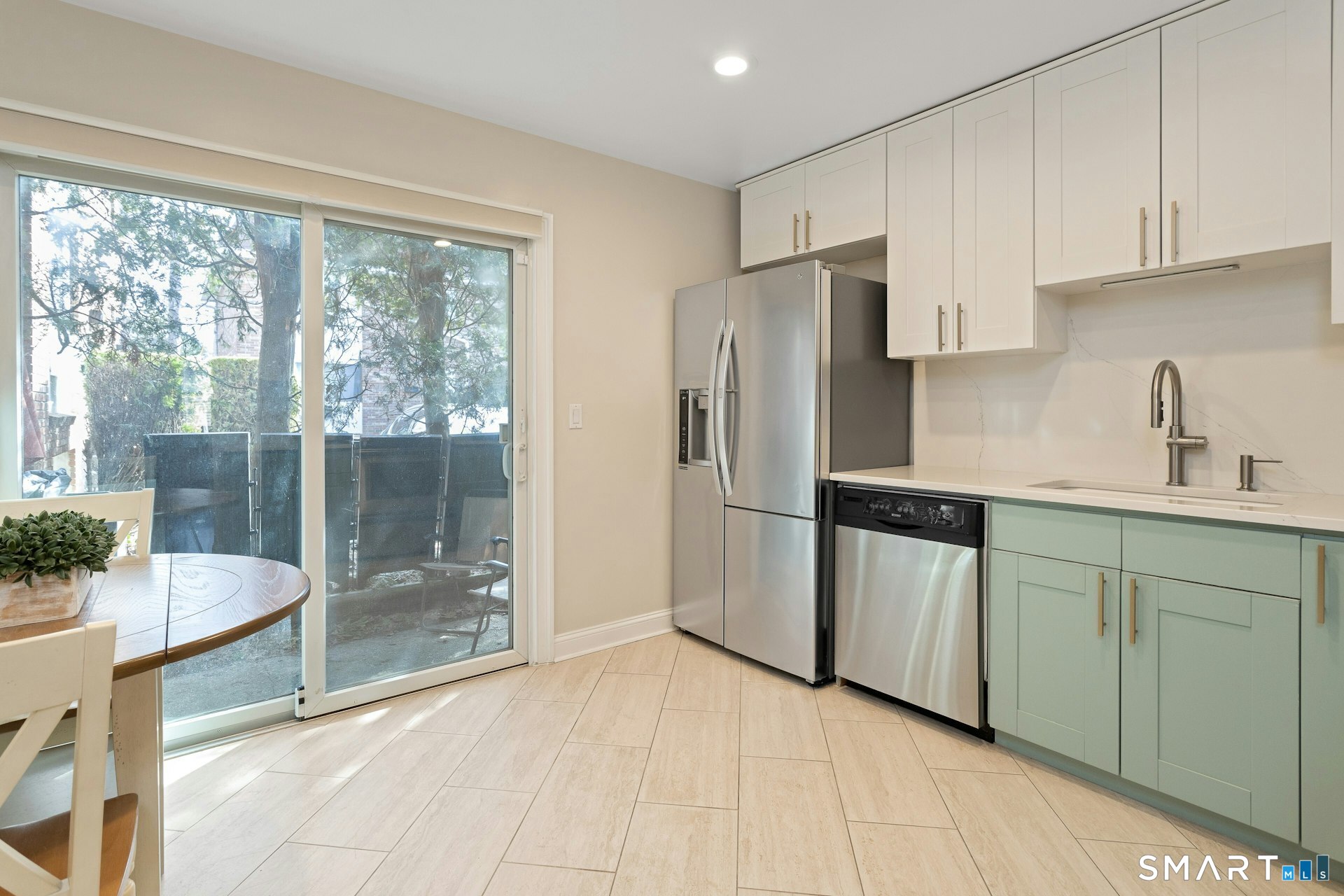 30 Maple Tree Avenue, Unit B Stamford, CT 06906 - Photo 9 of 27 Updated kitchen with clean, modern lines