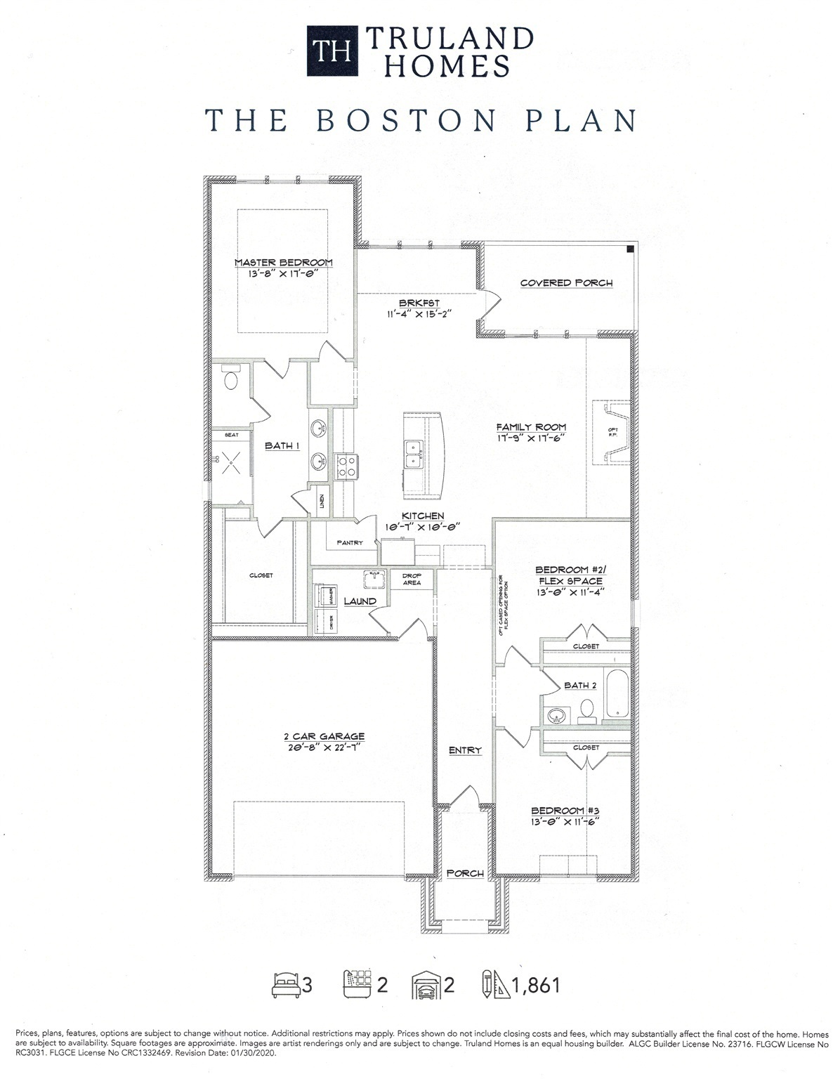 937 Charleston Loop Fairhope, AL 36532 - Photo 19 of 19 Floor Plan