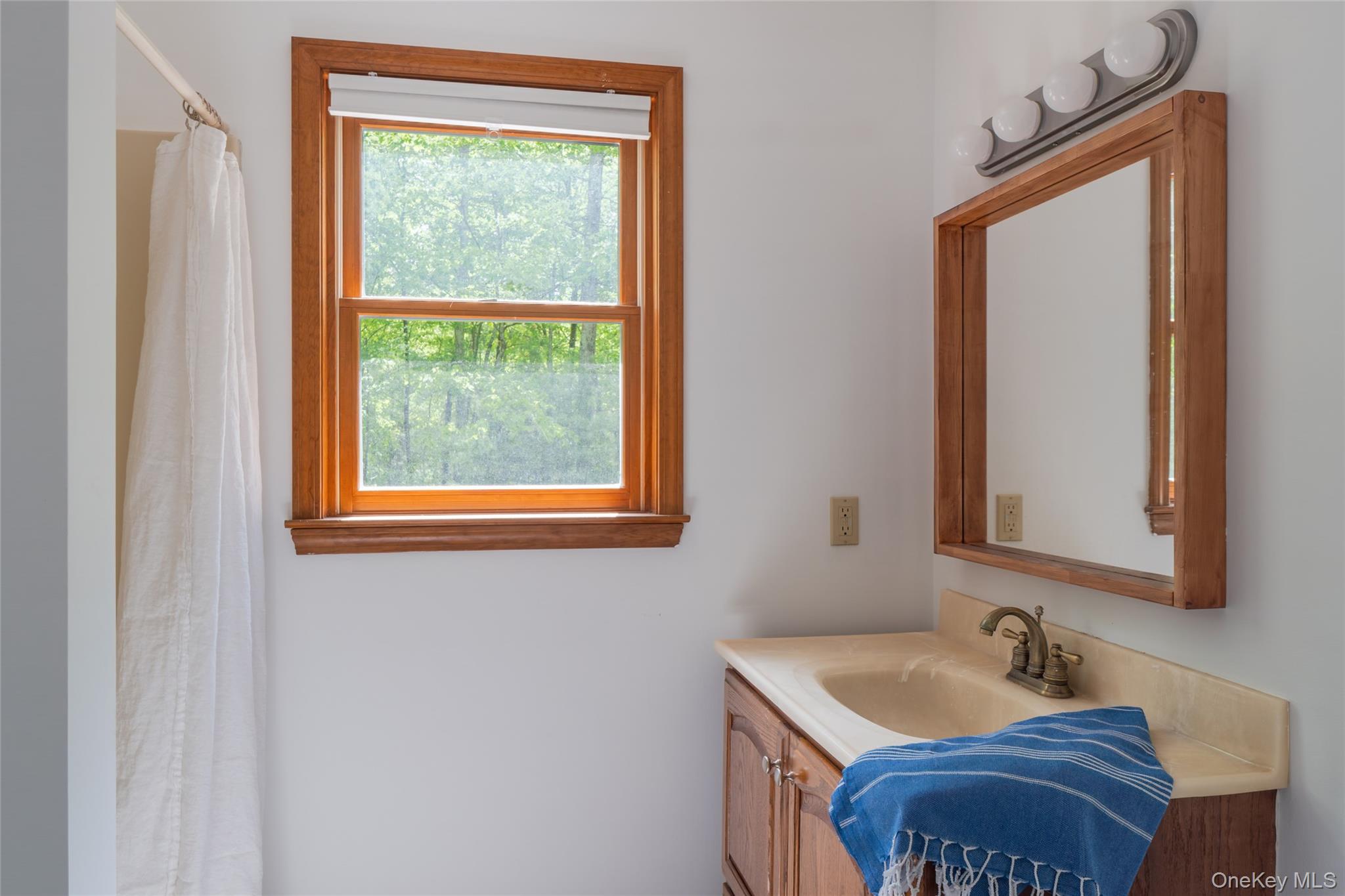 182 Frey Road Pine Bush, NY 12566 - Photo 13 of 33 a bathroom with a tub sink and mirror