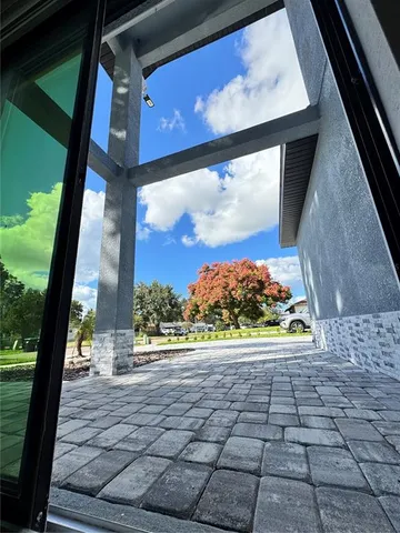 a view of a entryway door