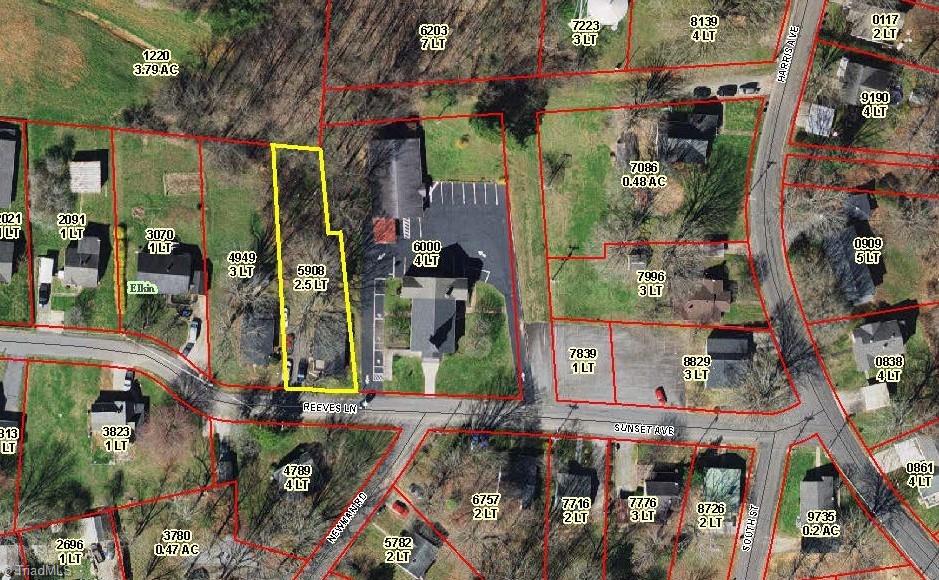 108 Reeves Lane Elkin, NC 28621 - Photo 20 of 20 Aerial tax map of property.