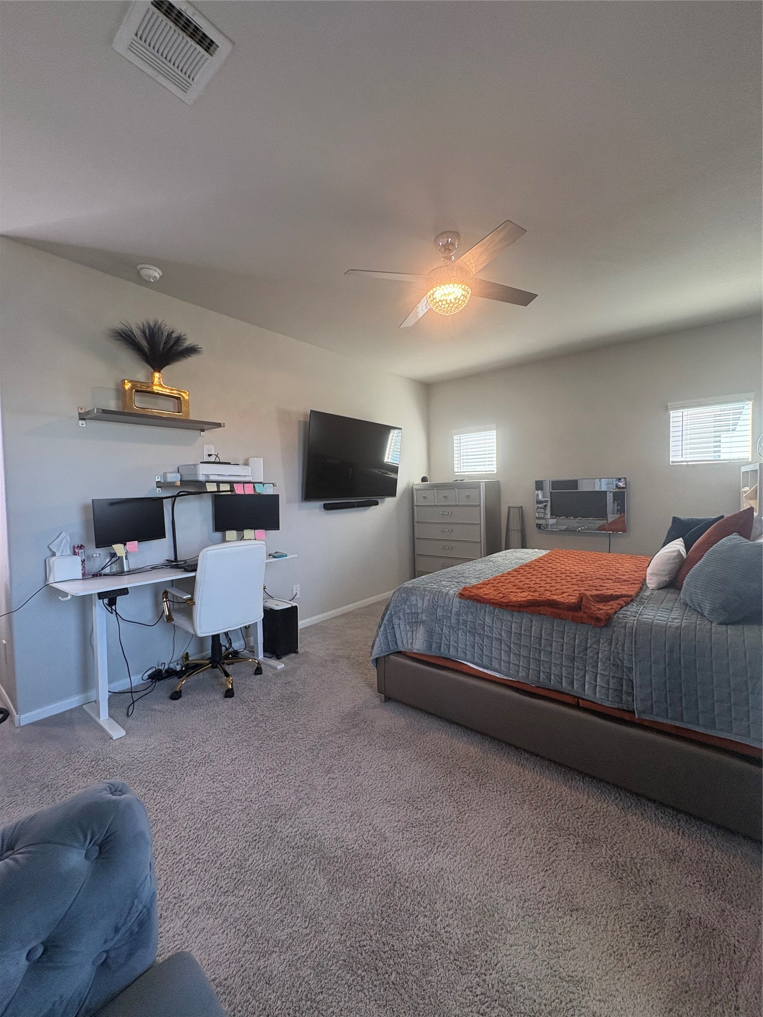 1239 Marvista Lane Rosharon, TX 77583 - Photo 24 of 50 a bedroom with a bed and furniture
