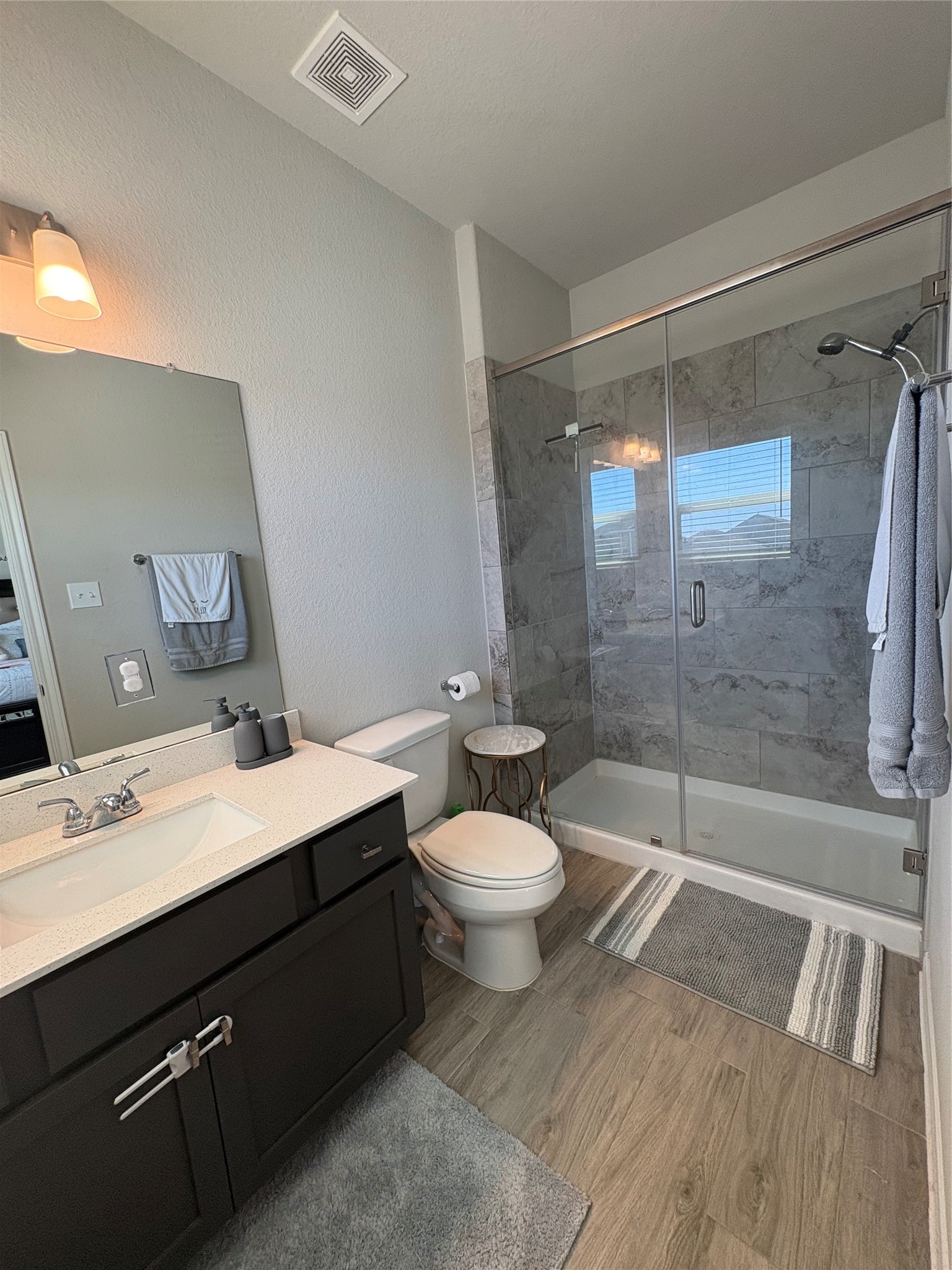 1239 Marvista Lane Rosharon, TX 77583 - Photo 41 of 50 a bathroom with a sink a toilet and shower