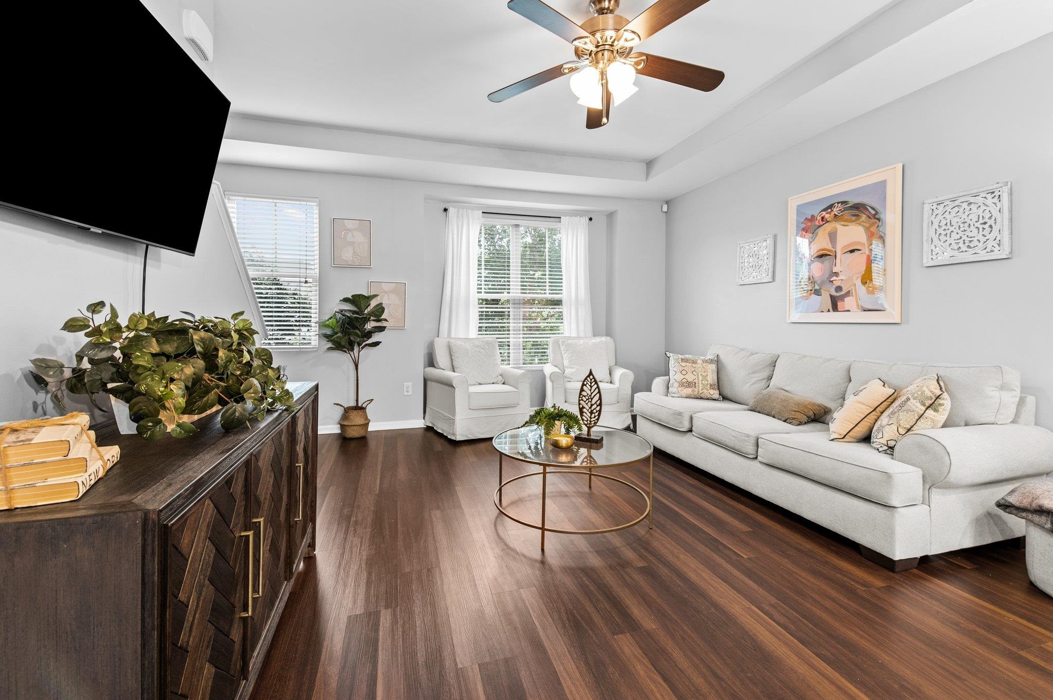 1519 Crafton Way Raleigh, NC 27607 - Photo 15 of 35 Light and Bright Living Space w/ gleaming LVP Flooring