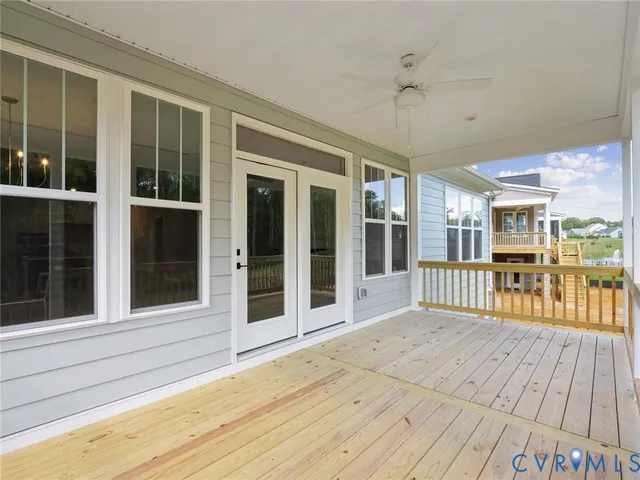a view of a house with wooden floor