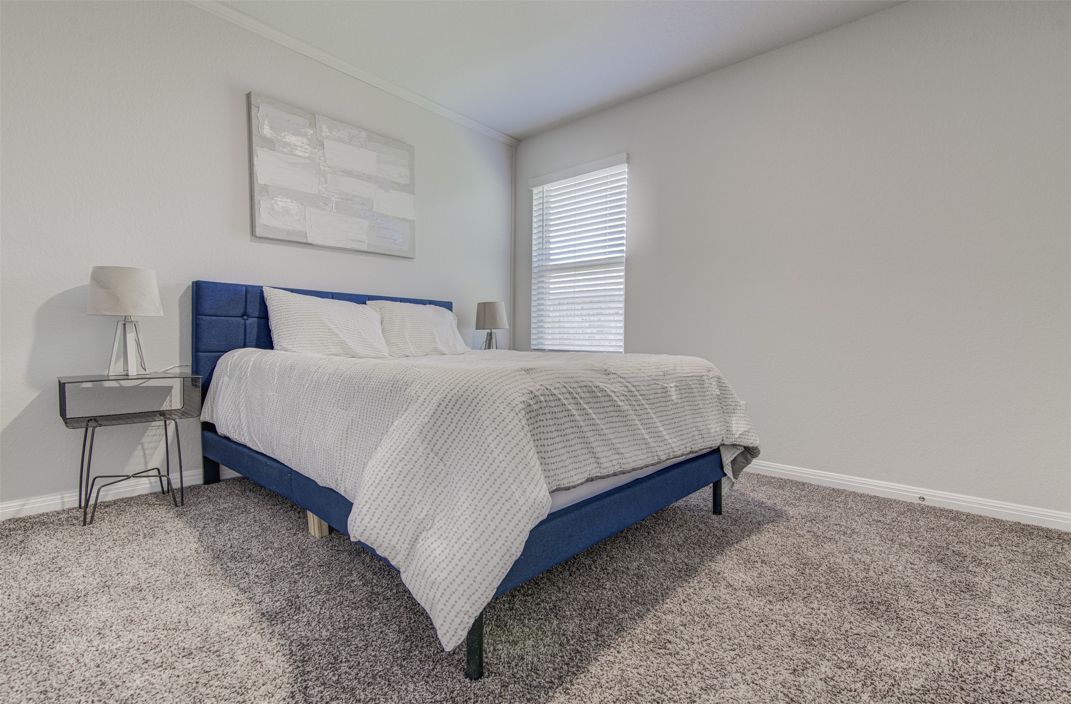 316 Pepper Mill Loop Burnet, TX 78611 - Photo 19 of 27 Plush carpeting and well-lit interiors define this inviting sleeping space.