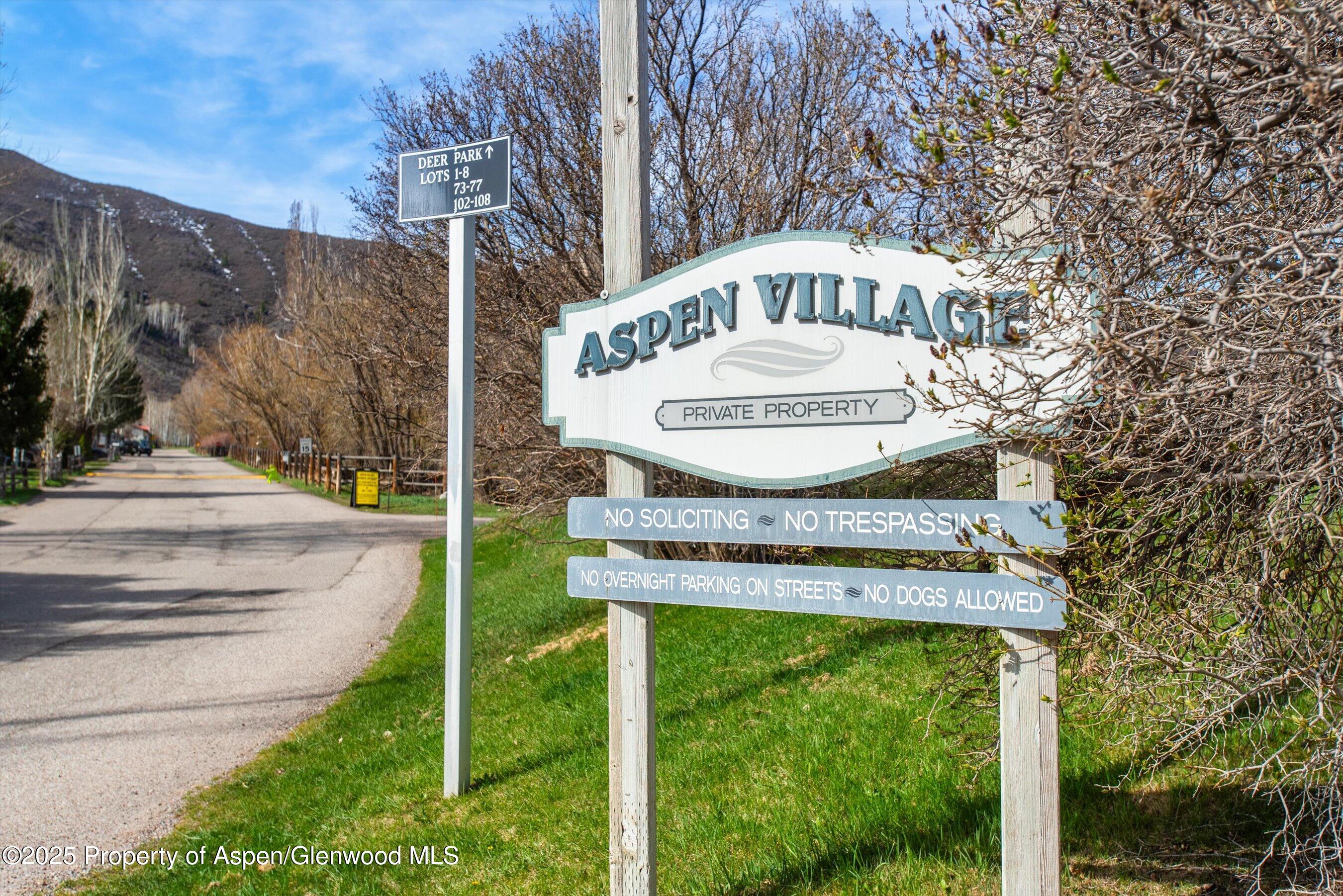 140 Ridge Trail Aspen, CO 81611 - Photo 8 of 23 Aspen Village Entrance