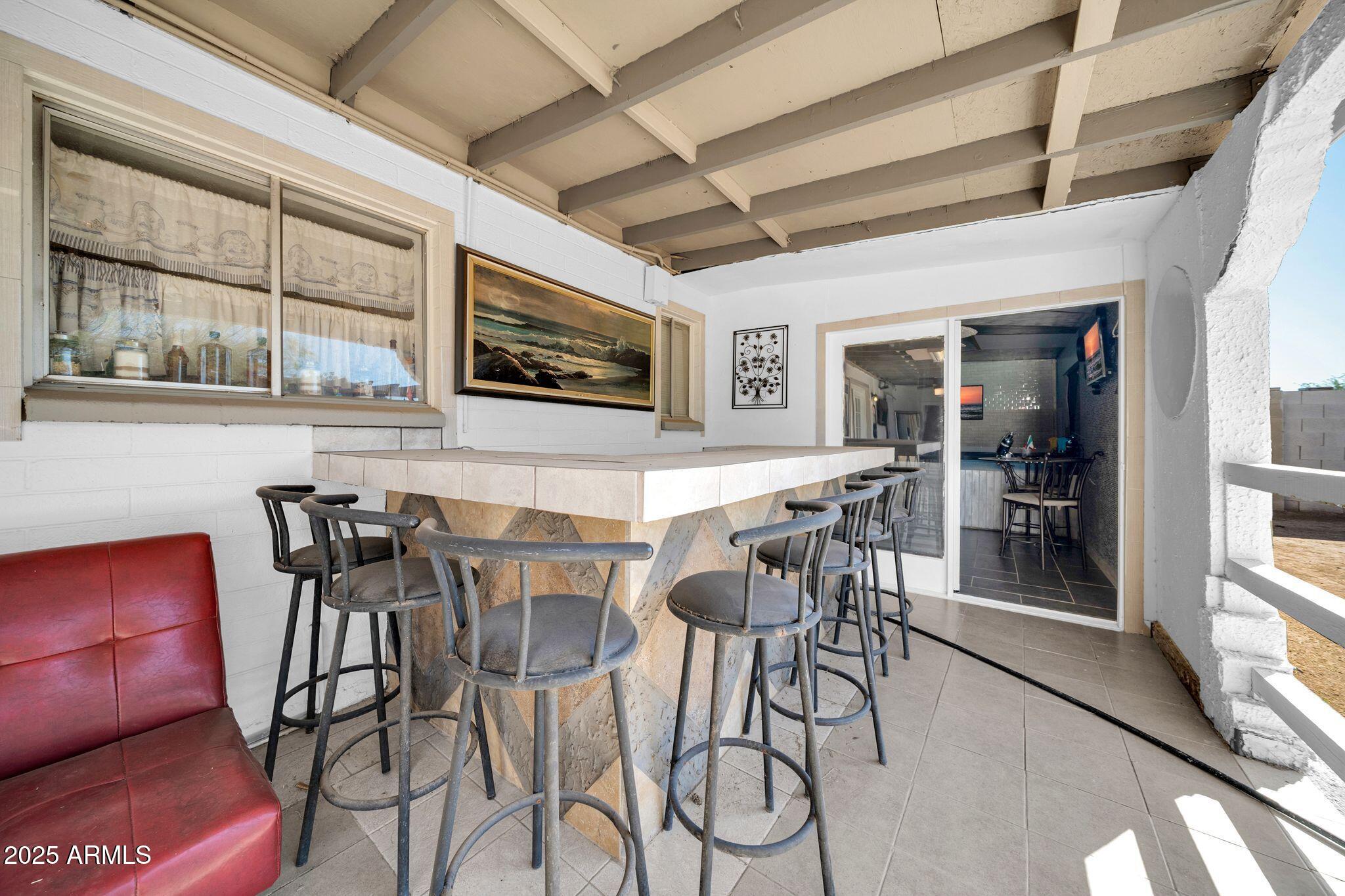 7629 West Osborn Road Phoenix, AZ 85033 - Photo 33 of 43 Built-in bar on patio.