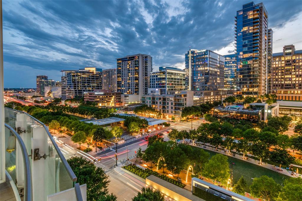 1918 Olive Street, Unit 701 Dallas, TX 75201 - Photo 28 of 40 a city view with tall buildings
