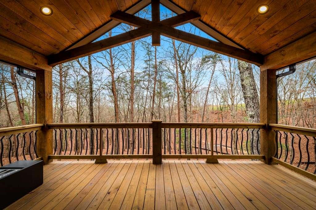 2393 Ada Street Blue Ridge, GA 30513 - Photo 53 of 56 a view of wooden balcony with wooden floor