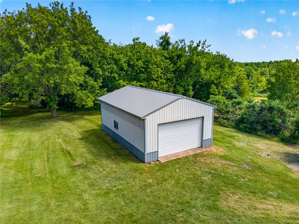 7142 Woolston Road East Bloomfield, NY 14469 - Photo 34 of 48 Real nice pole barn w/ power & conrete floor..