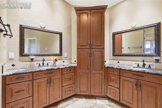 15090 Ridgefield Lane Colorado Springs, CO 80921 - Photo 15 of 50 Luxury Primary En Suite Bathroom with Heated Floors and 2 Showers!