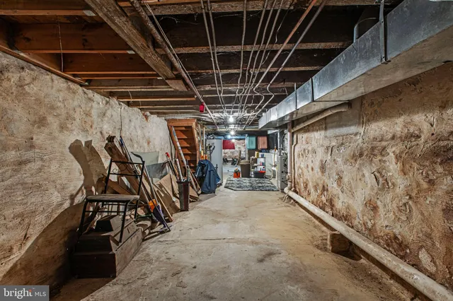 a view of storage and utility room