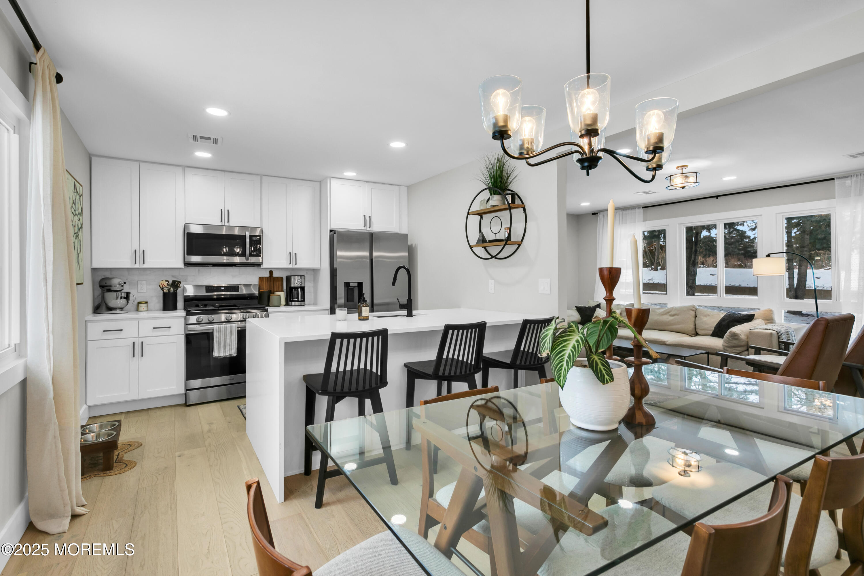 197 Oak Hill Road Red Bank, NJ 07701 - Photo 8 of 26 a view of kitchen and dining area with furniture