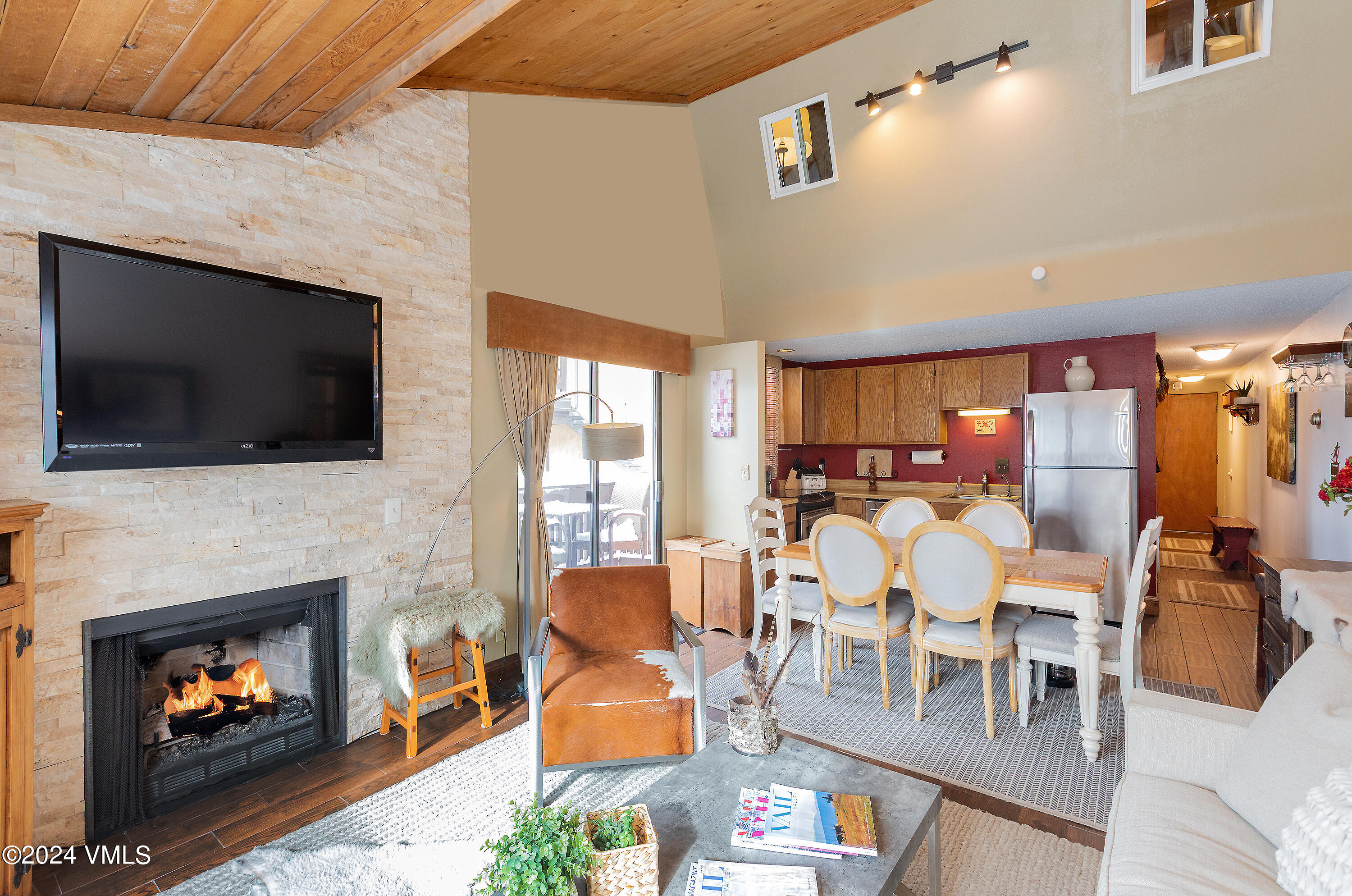 442 South Frontage Road East, Unit 306B Vail, CO 81657 - Photo 2 of 11 Apollo Park B306_Living Room-Dining-Kitc