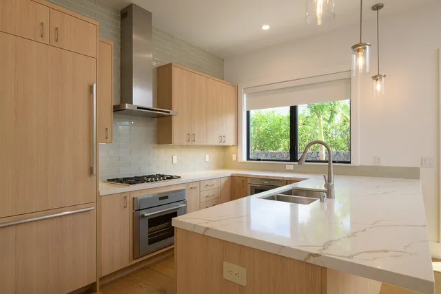 a view of a room that has a window in it