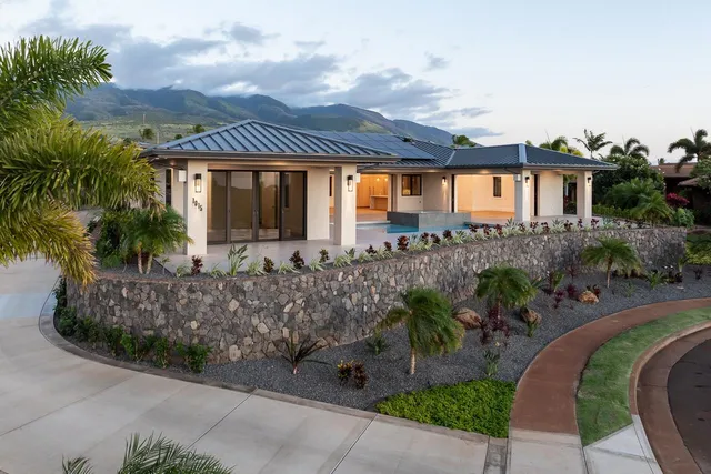 a view of a entryway door front of house