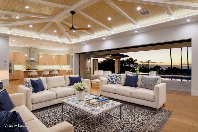 a view of outdoor space with seating area