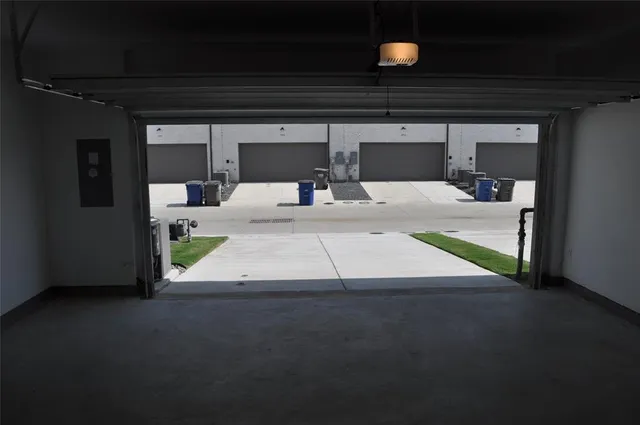 a room with a bed and window