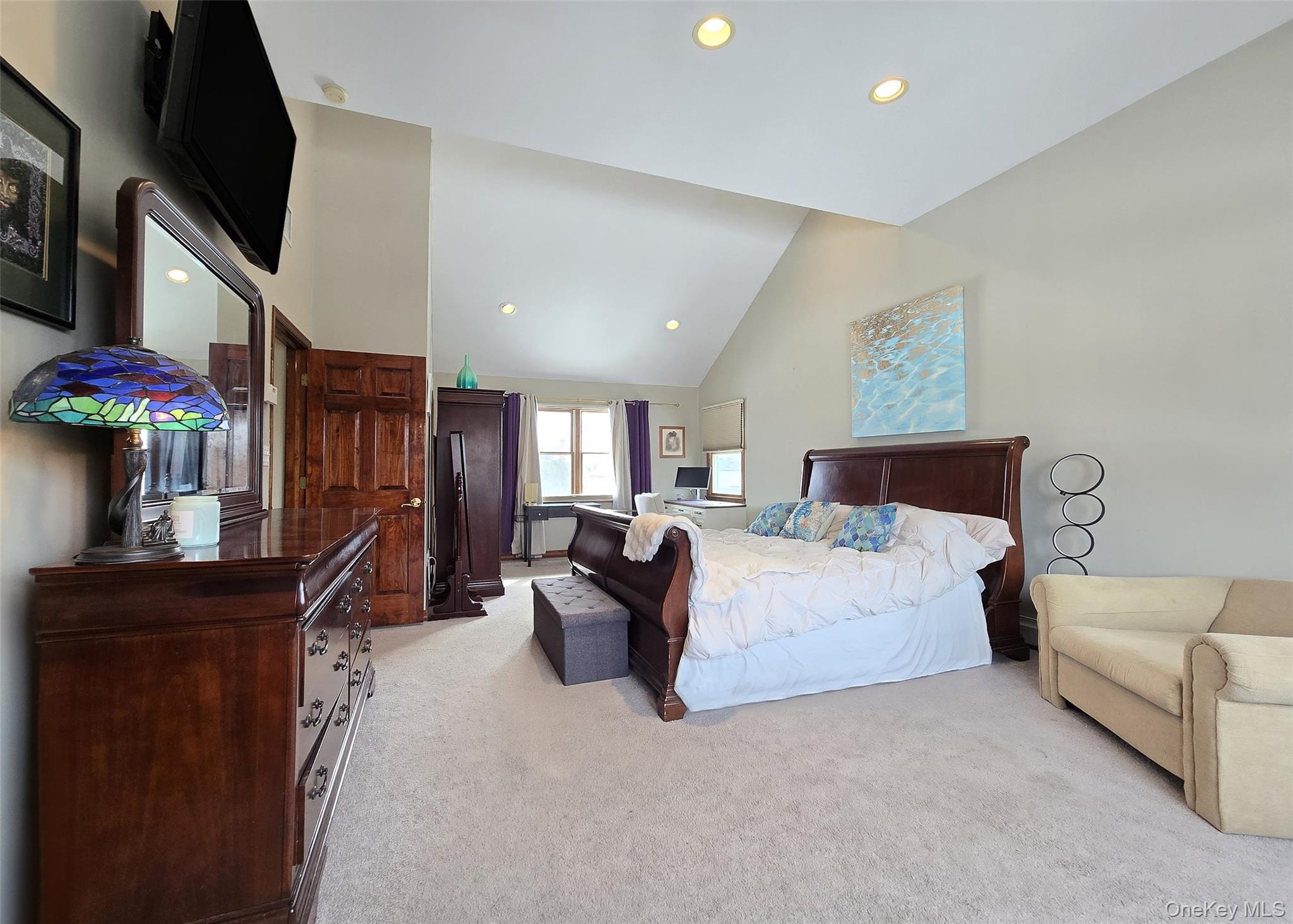 4 Cameo Road Commack, NY 11725 - Photo 18 of 23 a living room with furniture and a flat screen tv