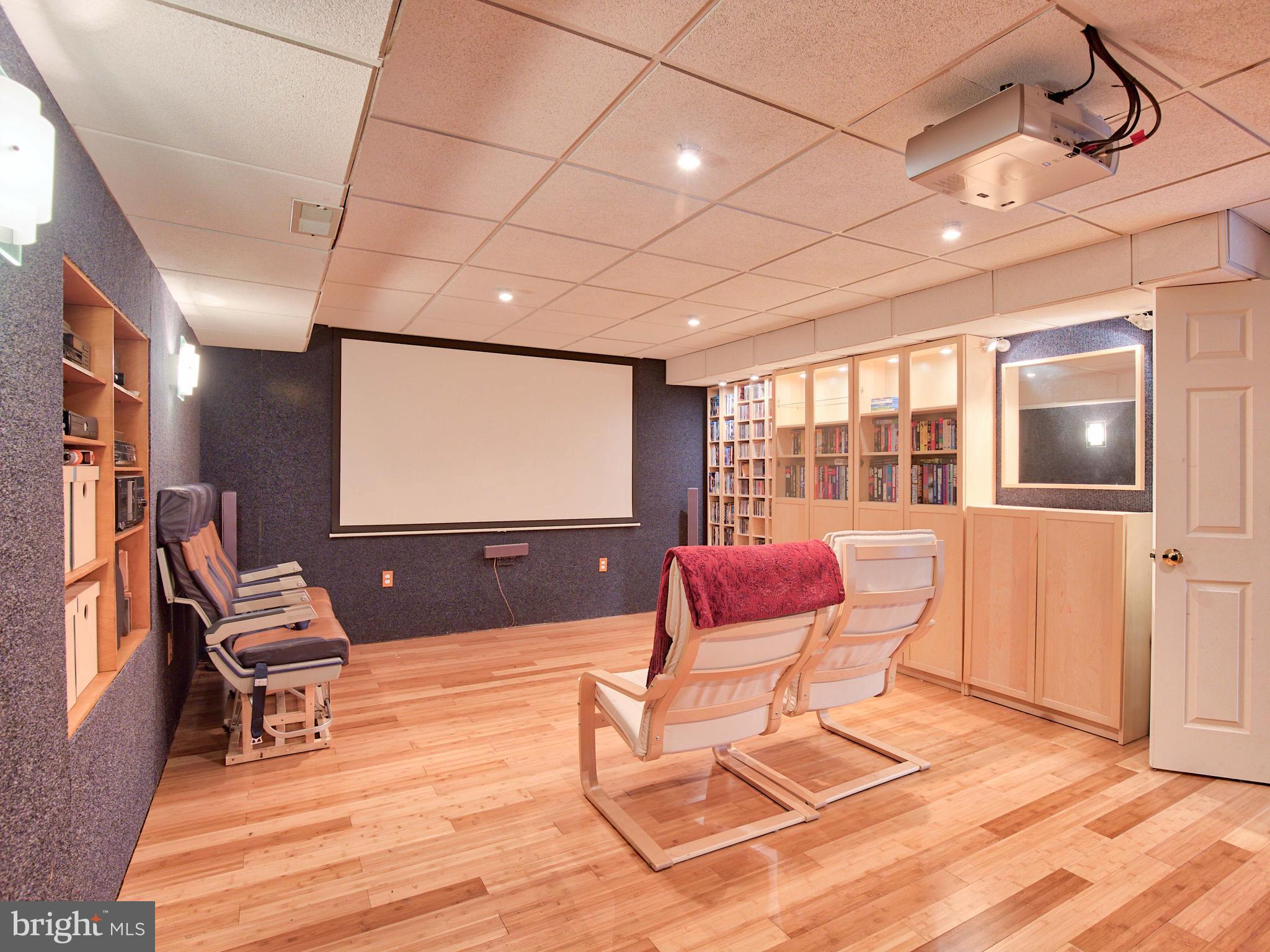 3653 Shepherds Mill Road Berryville, VA 22611 - Photo 36 of 40 Media room in basement w/ bamboo floors