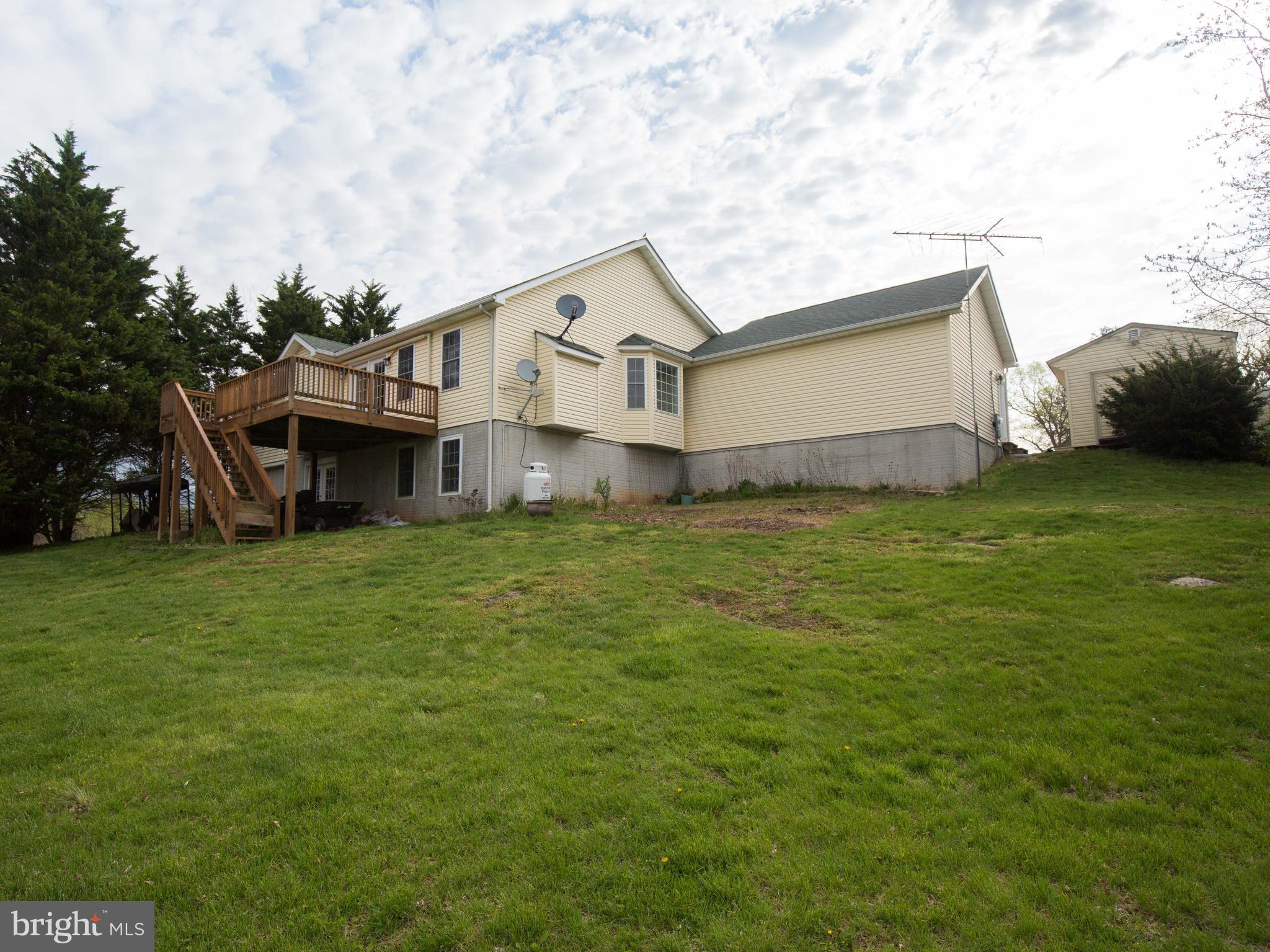 3653 Shepherds Mill Road Berryville, VA 22611 - Photo 10 of 40 Spacious back yard with freshly stained deck