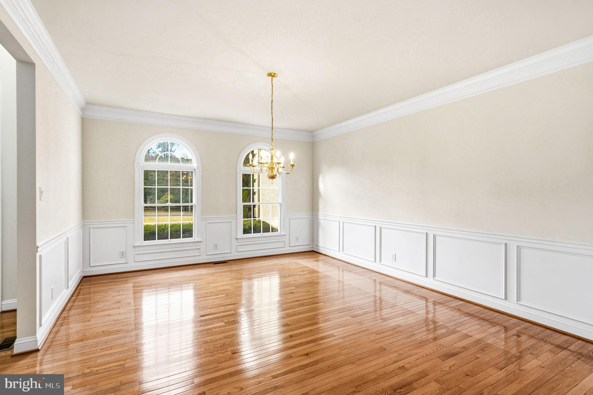 950 Borton Landing Road Moorestown, NJ 08057 - Photo 18 of 53 a view of an empty room with wooden floor and a window