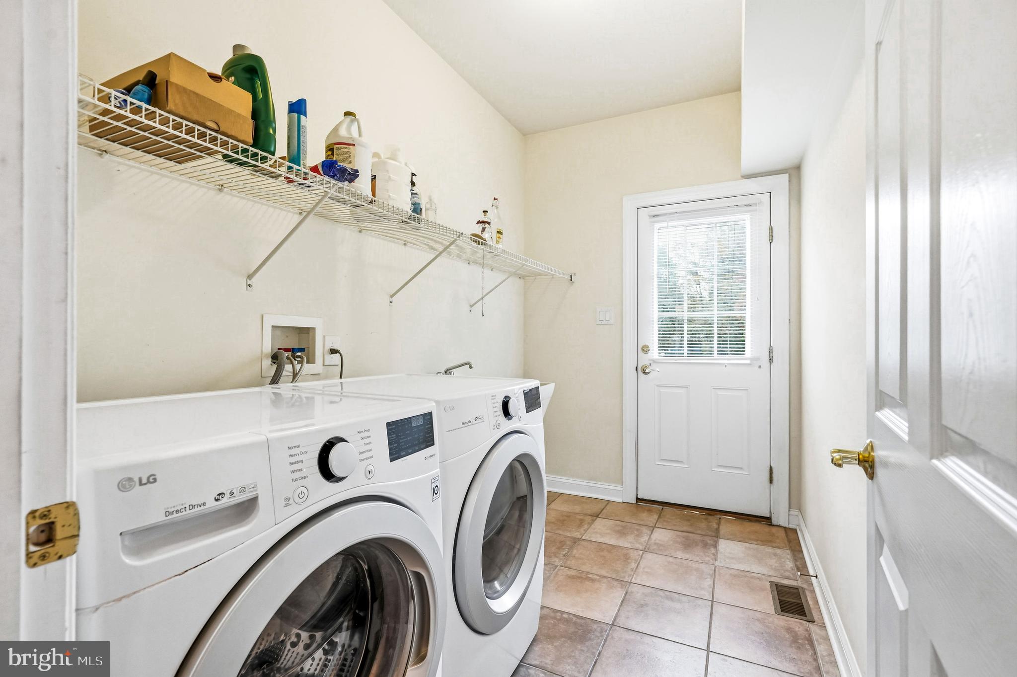 950 Borton Landing Road Moorestown, NJ 08057 - Photo 27 of 53 a view of storage and utility room with washer and dryer