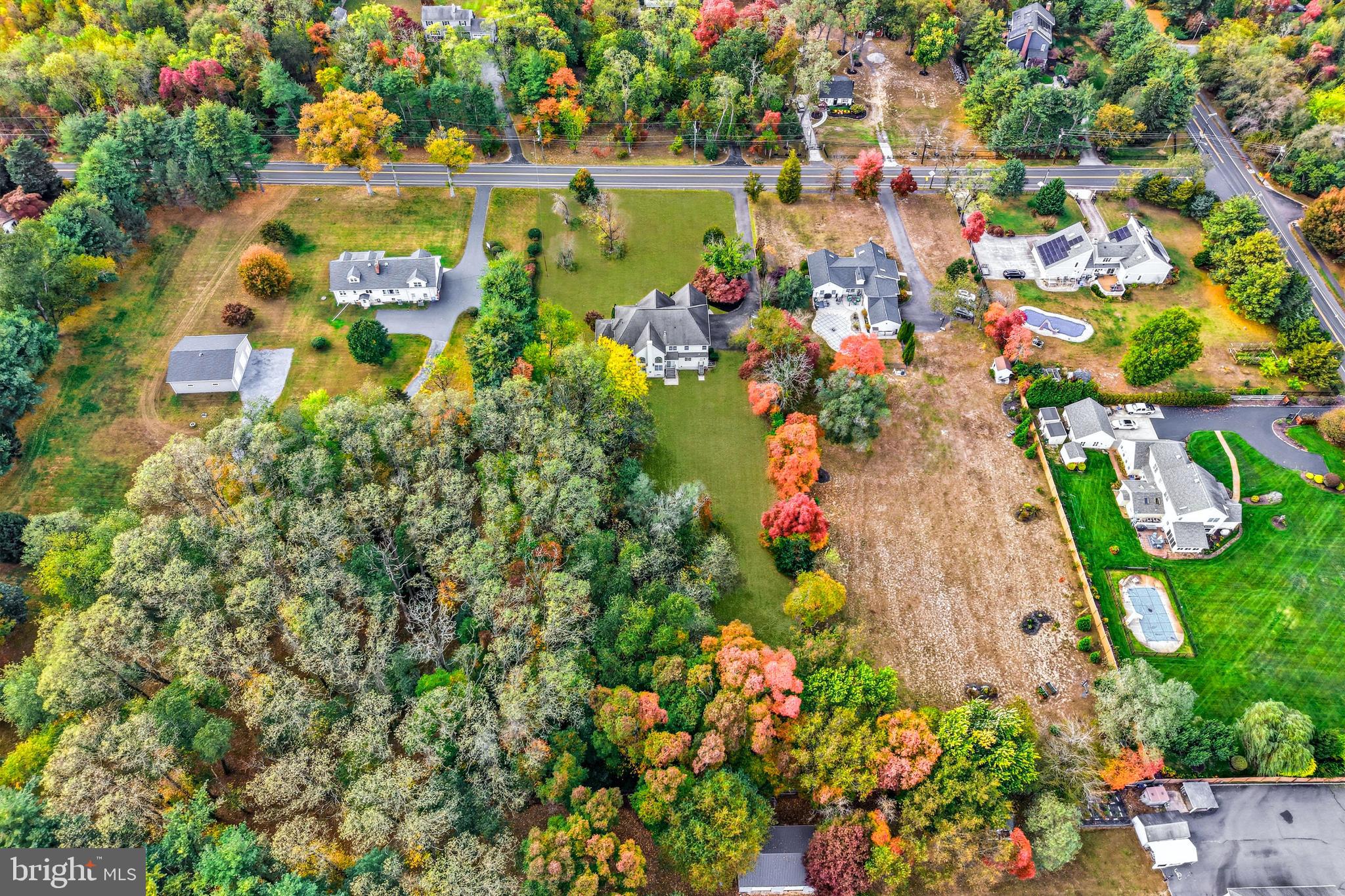950 Borton Landing Road Moorestown, NJ 08057 - Photo 46 of 53 an aerial view of a houses with yard