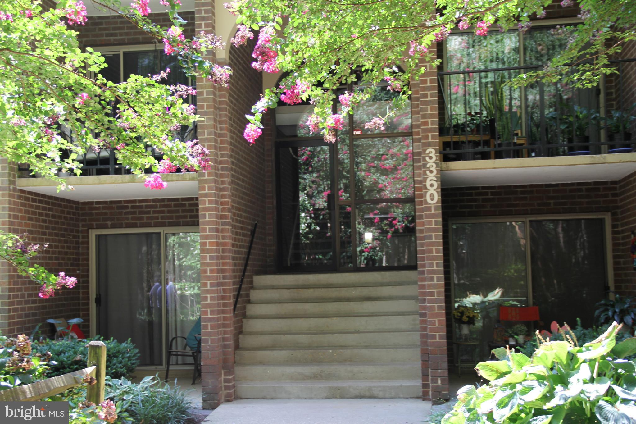 3360 Woodburn Road, Unit 23 Annandale, VA 22003 - Photo 2 of 50 a potted plant sitting in front of a house