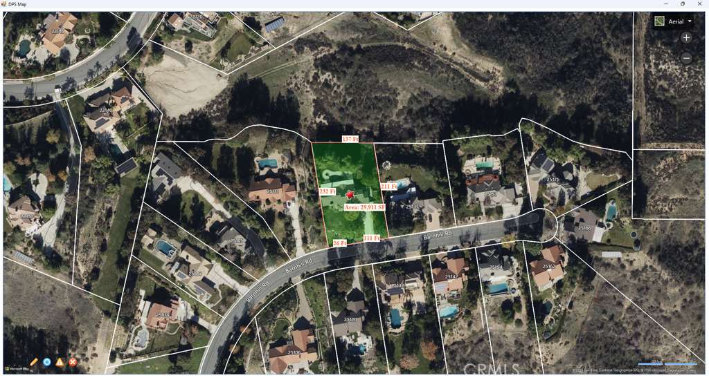 25123 Barnhill Road Saugus, CA 91350 - Photo 2 of 55 Lot Measurements