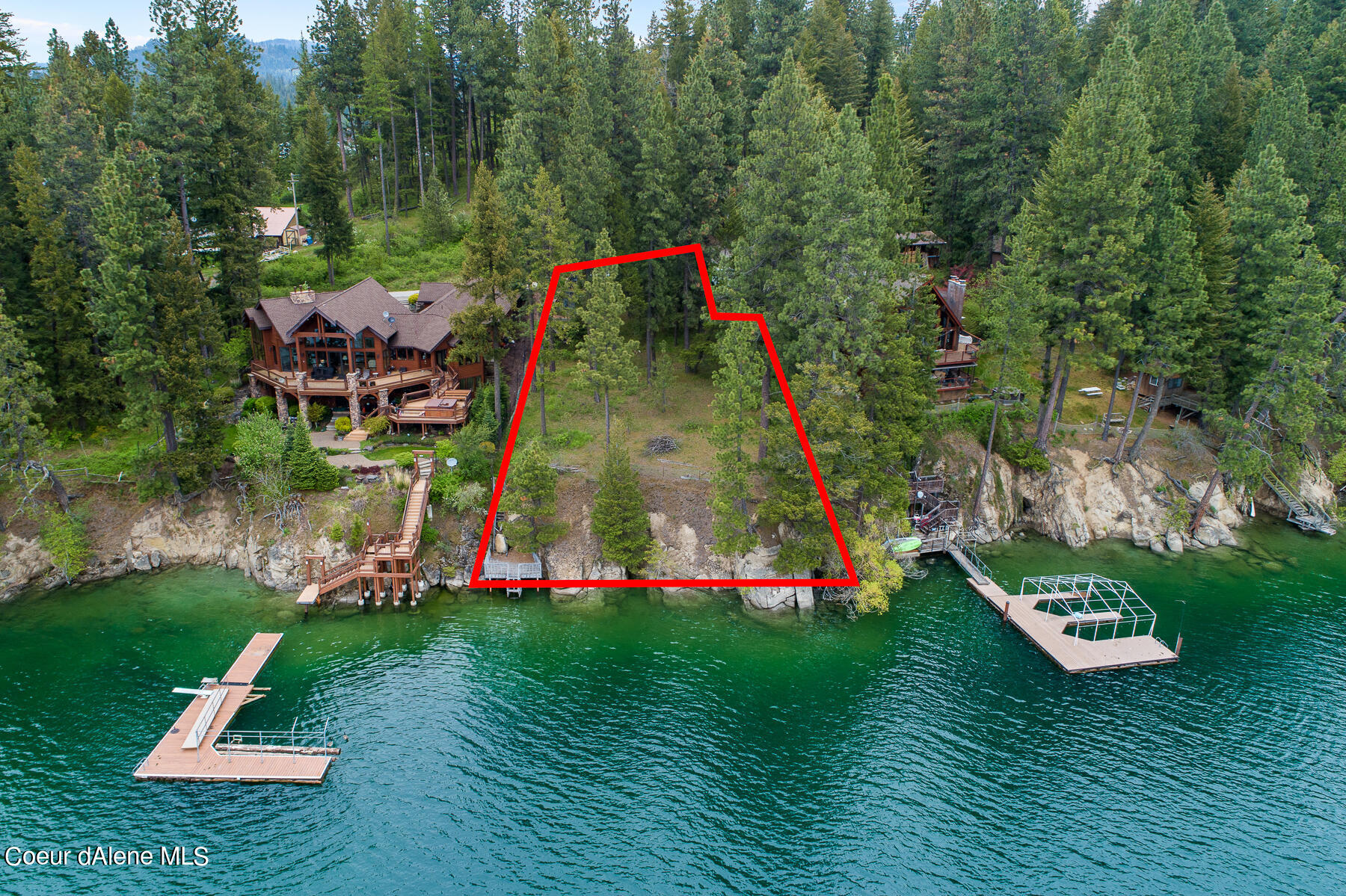 8092 East Lees Point Road Hayden, ID 83835 - Photo 1 of 1 Aerial_8092ELeesPointRd-1_Outlined