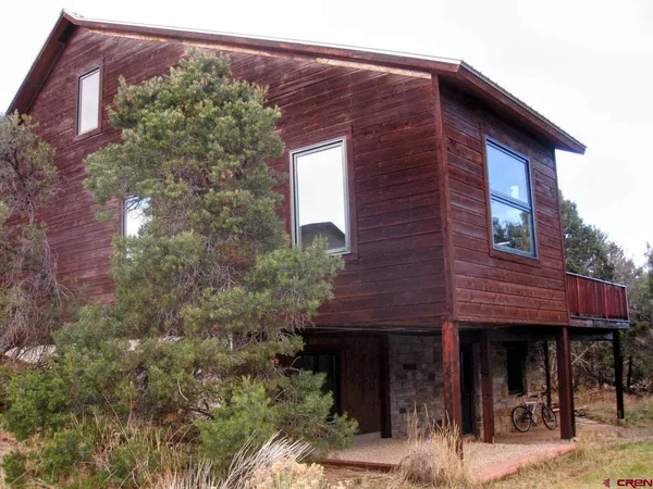 a view of a large building with a large window