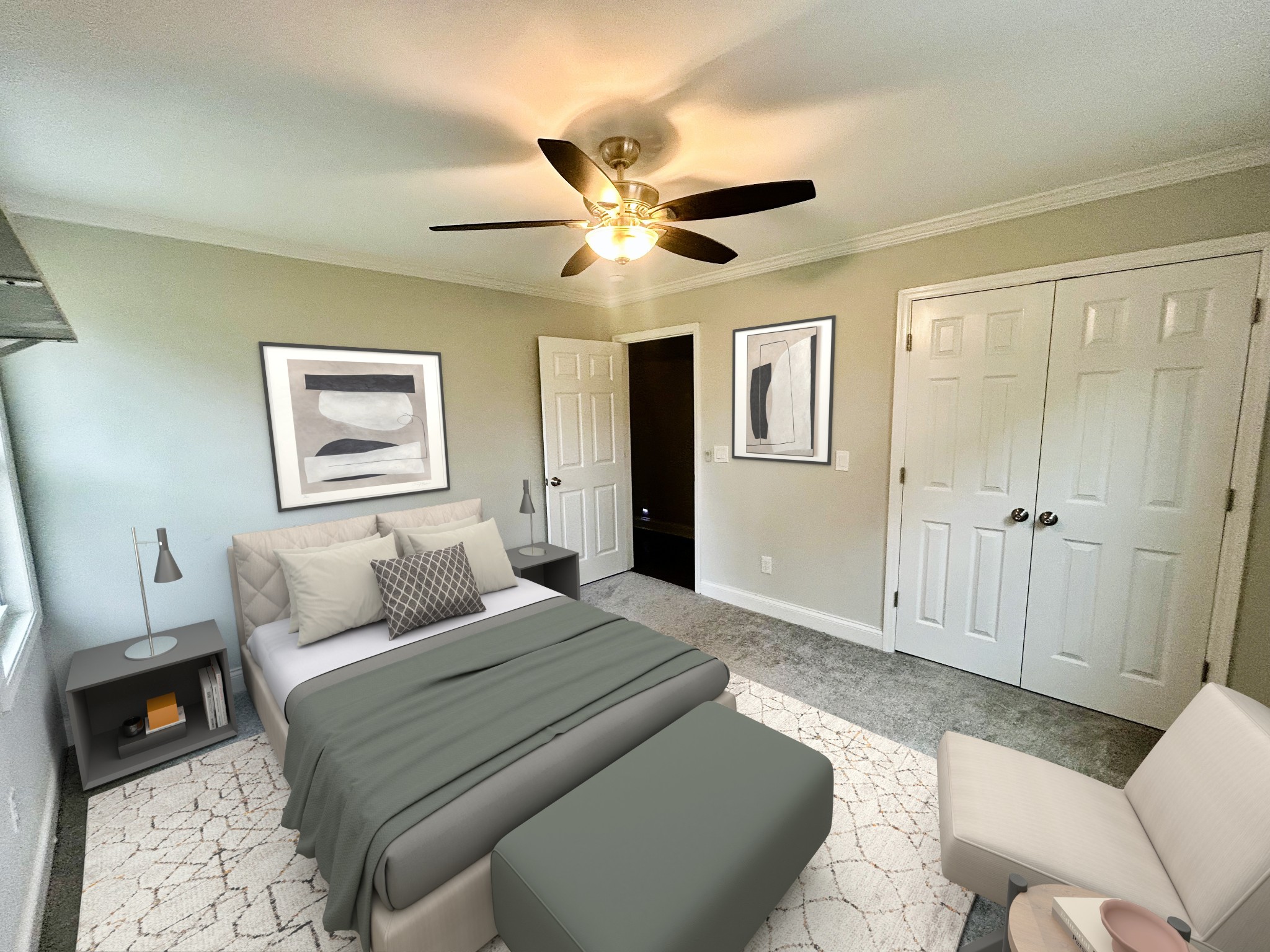 10209 New Hope Road Bon Aqua, TN 37025 - Photo 12 of 22 a bedroom with a bed and a couch