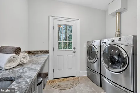 a view of storage and utility room