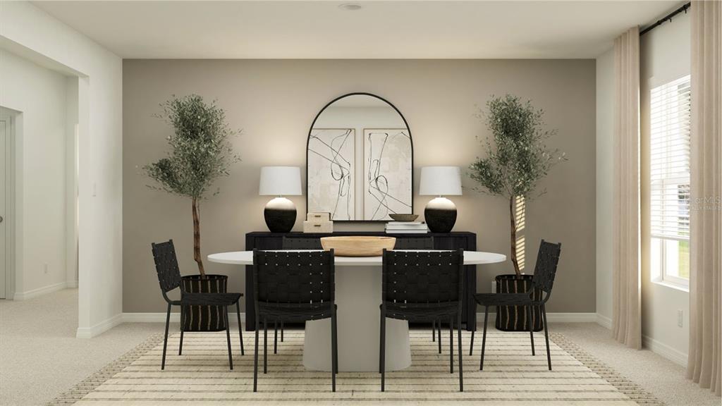 3094 Totem Road Eagle Lake, FL 33839 - Photo 9 of 26 a view of a dining room with furniture and window