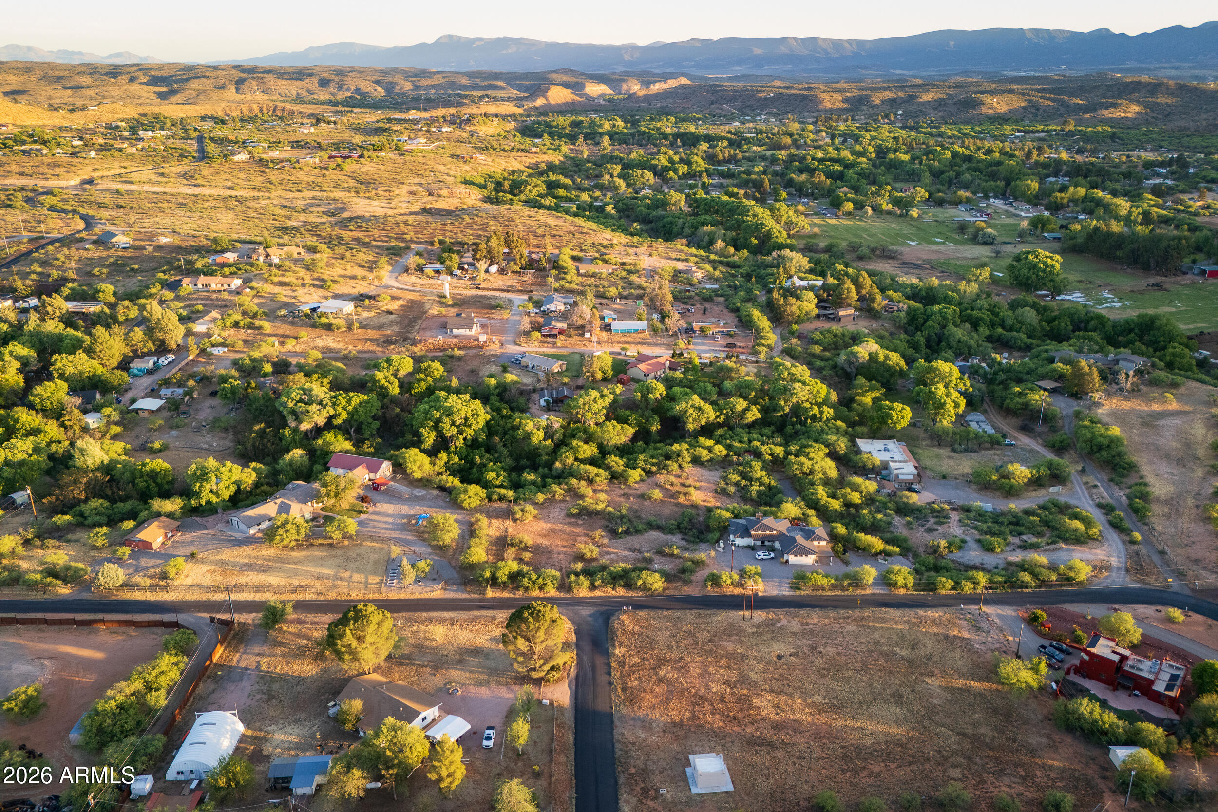 796 North Aspaas Road Cornville, AZ 86325 - Photo 11 of 25 an aerial view of residential building and lake view
