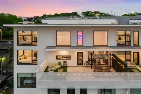 front view of house with a street