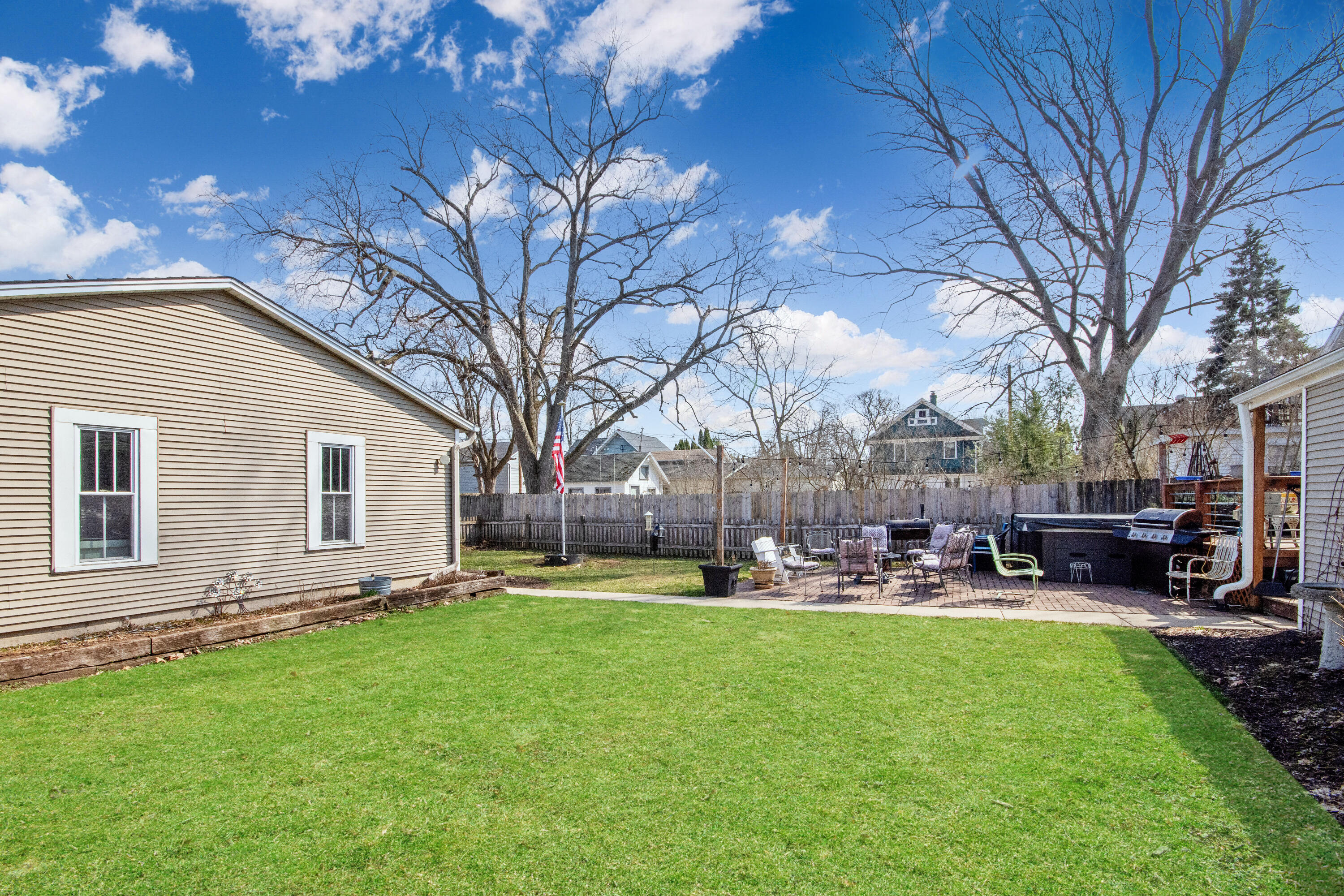519 Madison Street Lake Geneva, WI 53147 - Photo 21 of 21 Back Yard and Detached Garage
