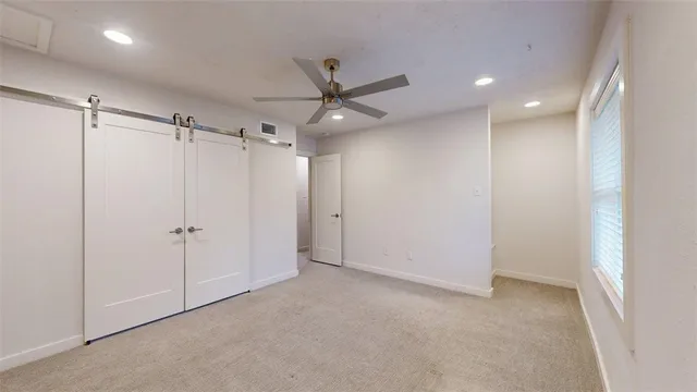 a view of an empty room