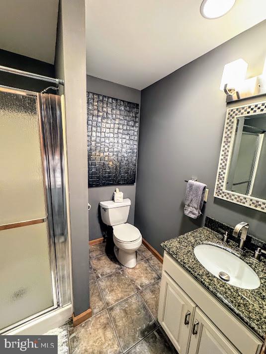 64 Algonquin Drive Hazleton, PA 18202 - Photo 36 of 64 a bathroom with a granite countertop sink toilet and shower