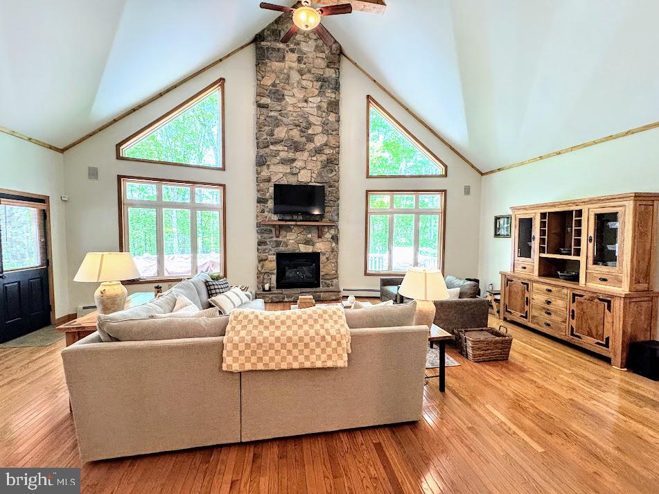 64 Algonquin Drive Hazleton, PA 18202 - Photo 10 of 64 a living room with furniture and a large window