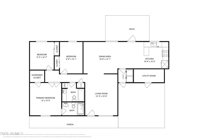 $1,909 | 6431 West Hatcher Road, Glendale, AZ 85302