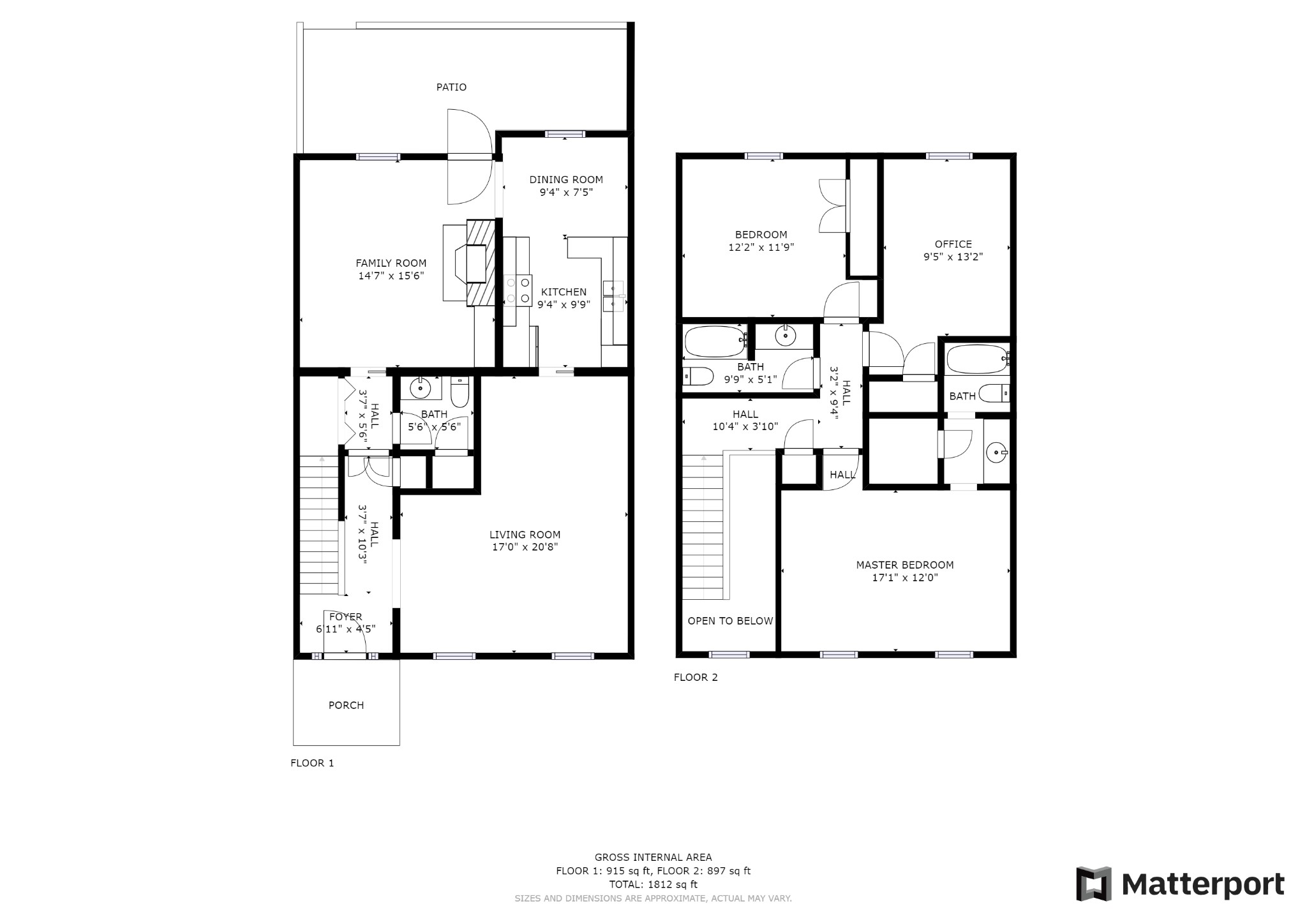 922 General George Patton Road Nashville, TN 37221 - Photo 30 of 30 a picture of a floor plan