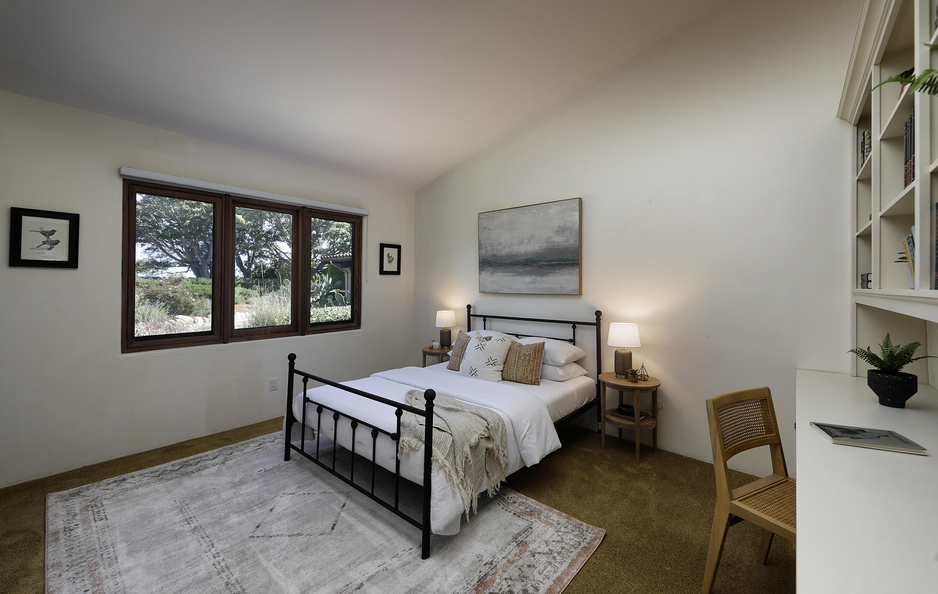 2250 Ortega Ranch Road Summerland, CA 93067 - Photo 26 of 28 a bedroom with a bed table and a window