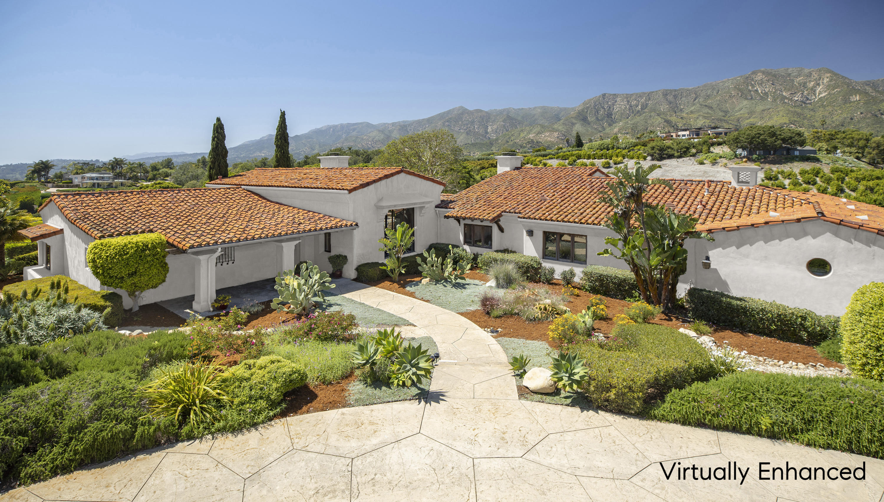 2250 Ortega Ranch Road Summerland, CA 93067 - Photo 6 of 28 a view of a house with garden