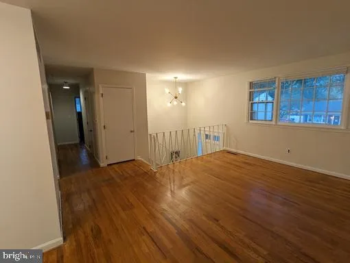 wooden floor in an empty room