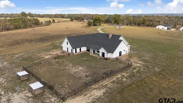 a view of a lake with outdoor space