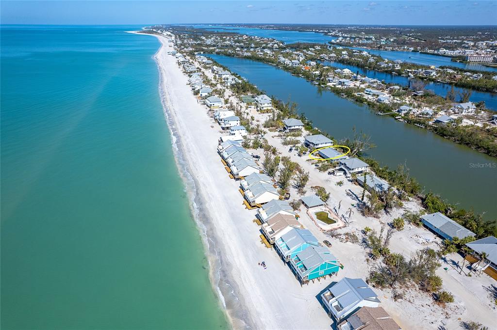 290 South Gulf Boulevard, Unit 31 Placida, FL 33946 - Photo 50 of 63 an aerial view of house with yard and ocean view